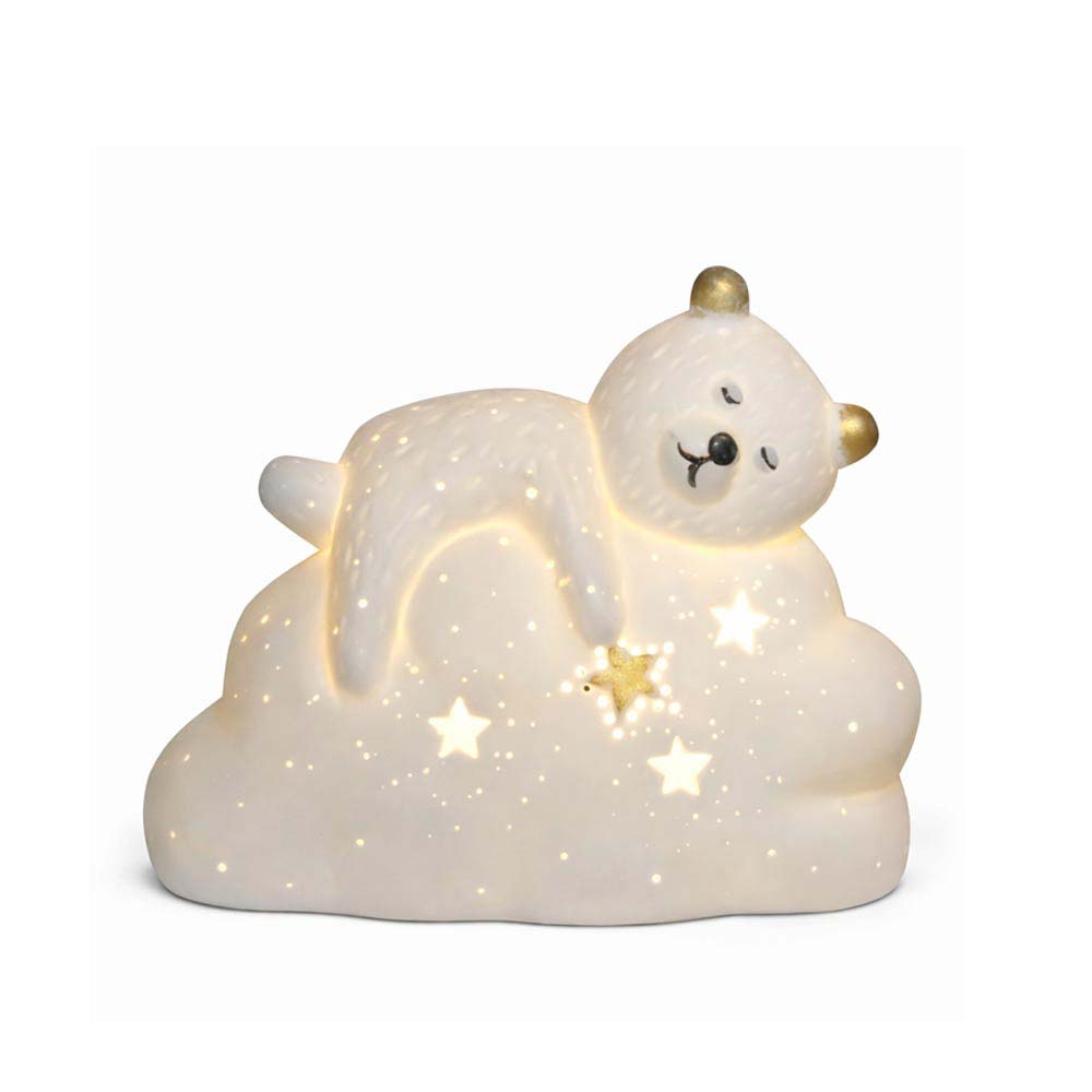 Ceramic-Polar-Bear-Light Ceramic Polar Bear Light