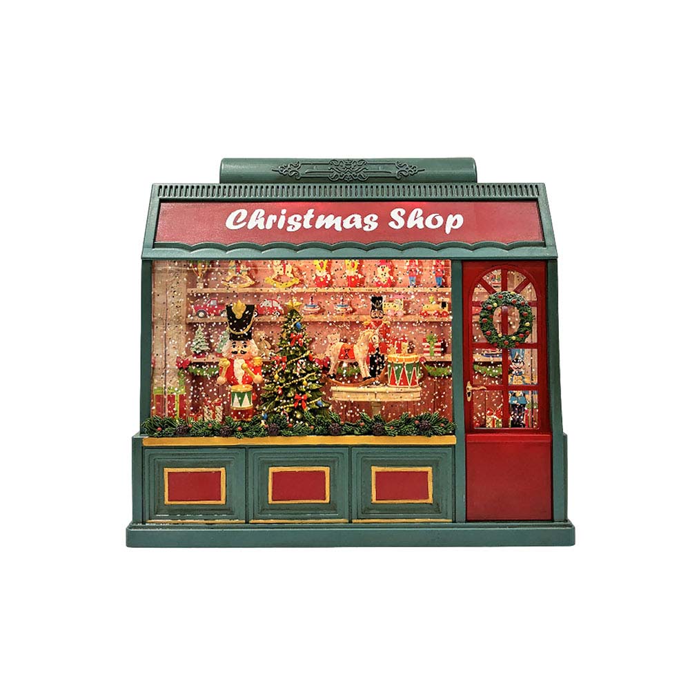 Christmas-Shop-Glitter-Snow-Globe Christmas Shop Glitter Snow Globe