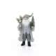 Grey Winter Santa Figurine