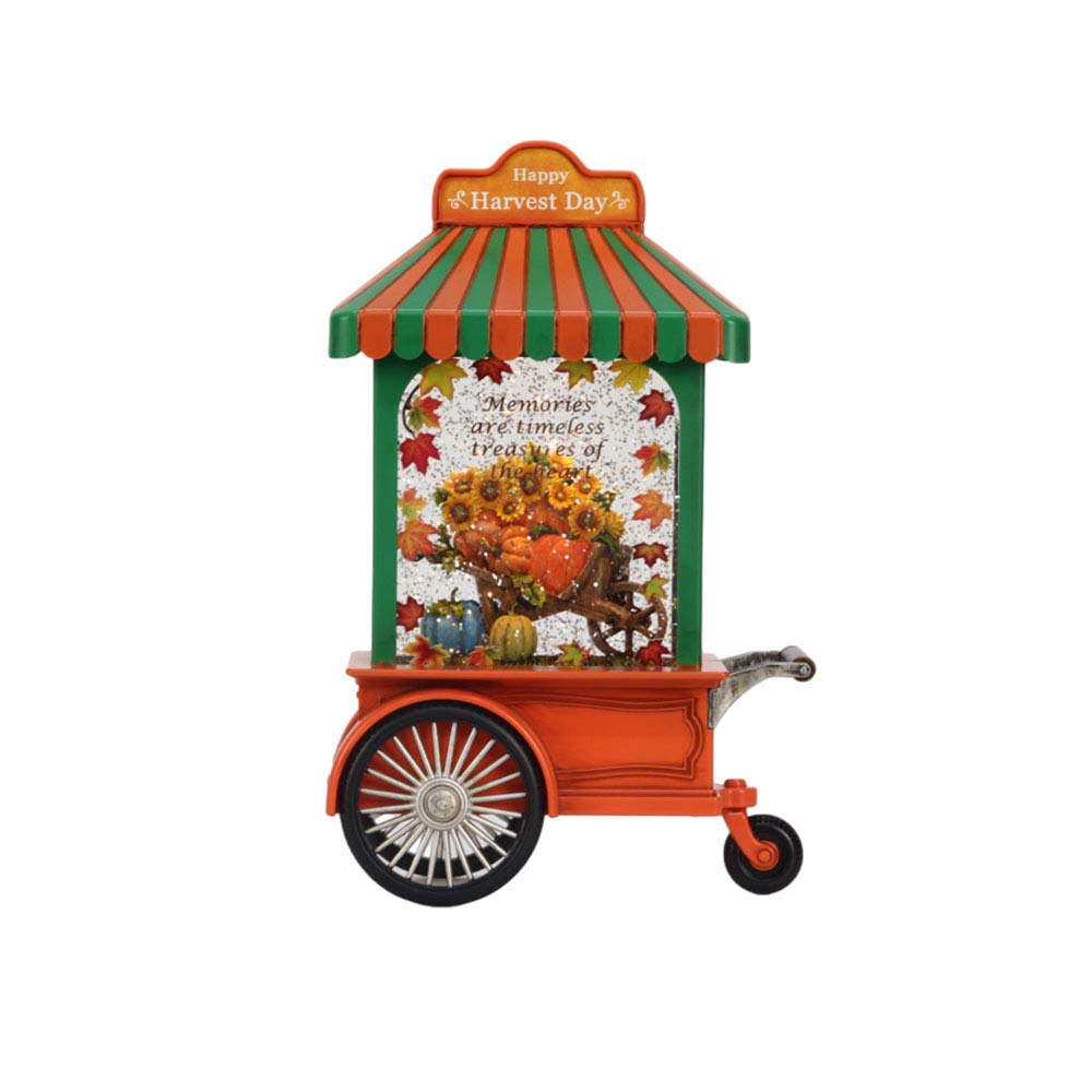 Harvest-Handcart-Lantern-with-Sunflowers Harvest Handcart Lantern with Sunflowers