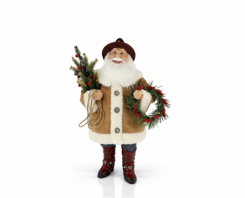 Rustic Santa Claus Figurine