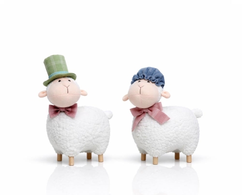 Spring Sheep Plush Pair
