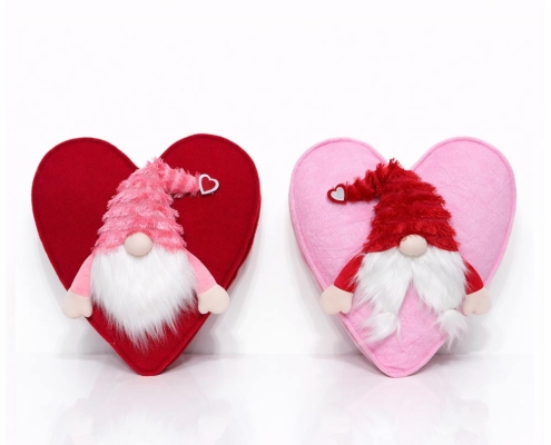 Valentine Heart Gnome Decor Set