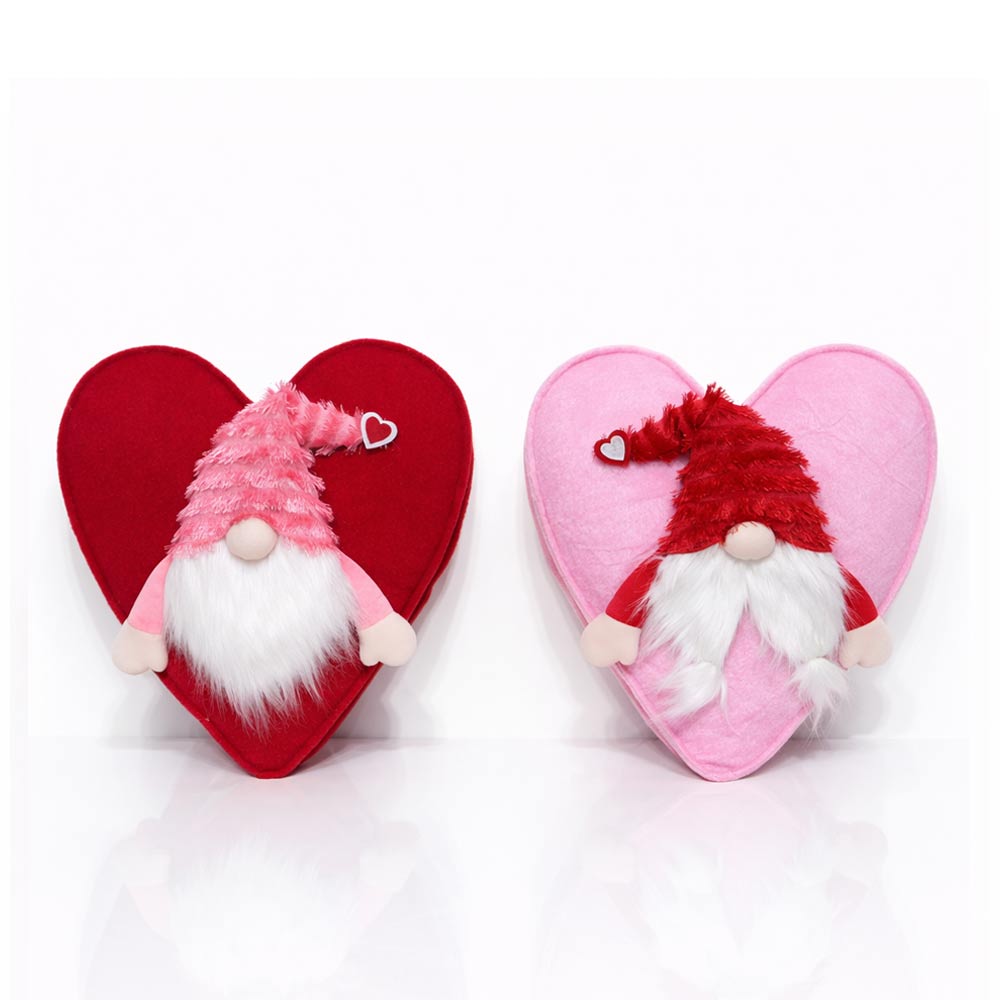 Valentine Heart Gnome Decor Set
