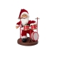 Christmas Animated Drumming Santa Claus Figurine