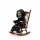 Animated Sound Activated Skeleton in Rocking Chair