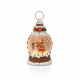 Christmas Gingerbread Glitter Globe Lantern