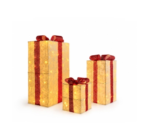 Christmas Illuminated Gift Boxes set