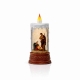 Christmas Nativity Glitter Candle Lantern