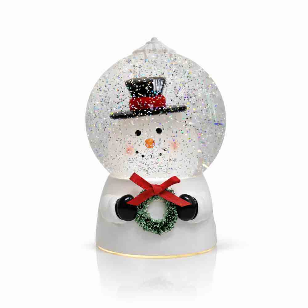 Cute Snowman LED Glitter Snow Globe