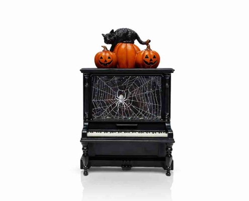 Halloween Haunted Piano Glitter Lantern