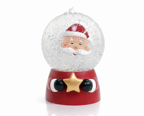 LED Lighted Santa Claus Christmas Snow Globe