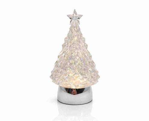 Christmas Tree Glitter Lantern