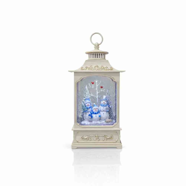 Vintage Style Snowman Christmas Lantern