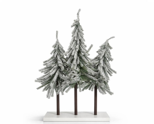Artificial Snow Flocked Pine Tree