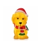 Blow Molded LED Christmas Puppy Figurine