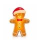 Blow Molded LED Gingerbread Man Decoration