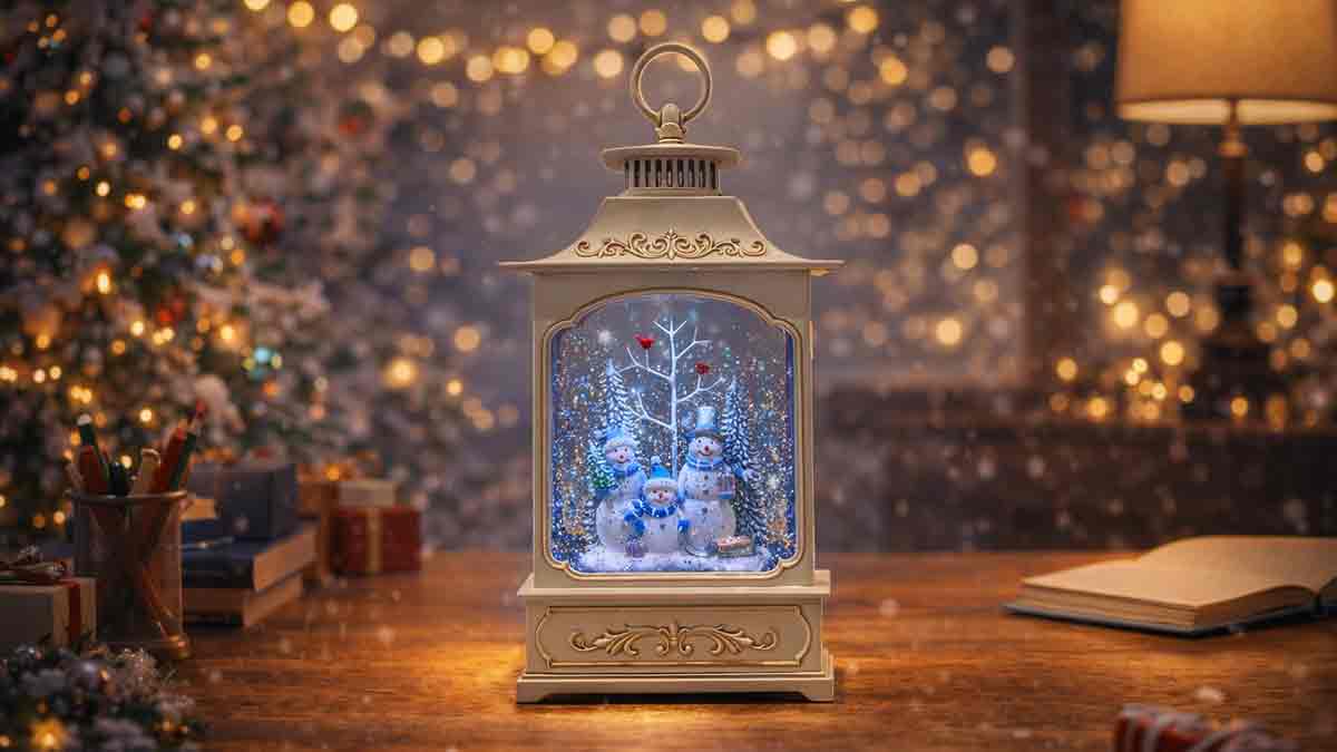 Christmas Glitter Lanterns