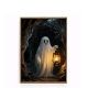 Halloween Ghost Lantern Wall Art