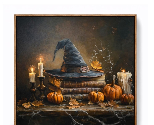 Halloween Witch Hat Wall Art