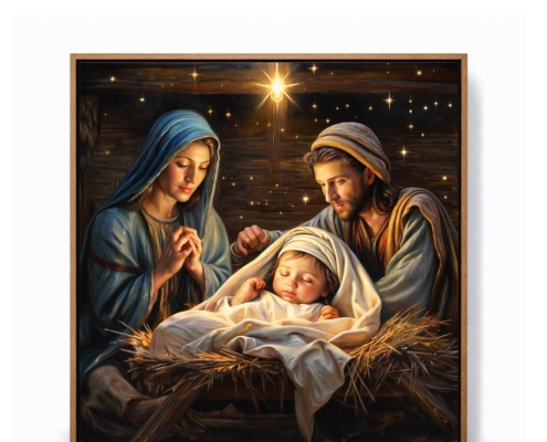 Nativity Scene Wall Art