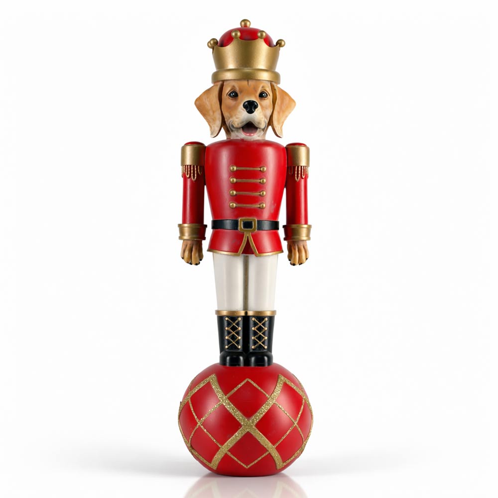 Royal Beagle Nutcracker Figurine