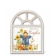 Scarecrow Pumpkin Decorative Wall Sign