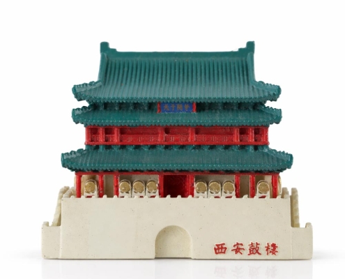 Traditional Chinese Drum Tower Ornament
