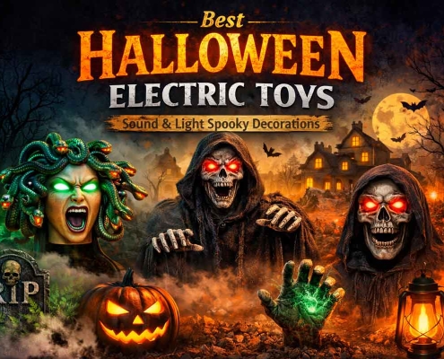 best Halloween electric toys with sound and light spooky decorations