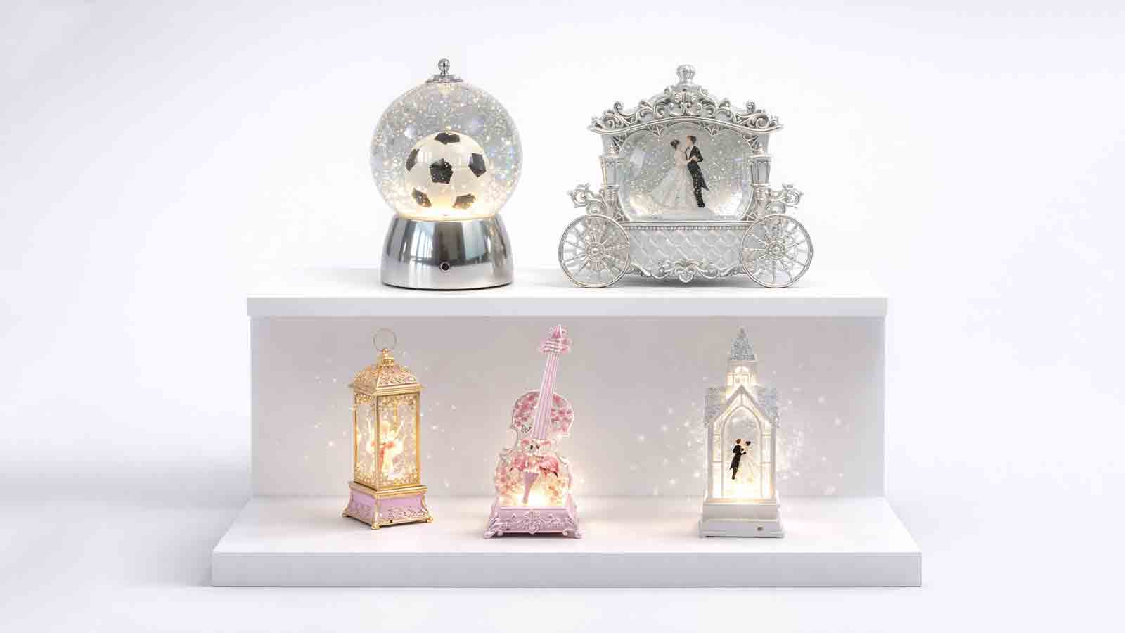 SYL Glitter Lantern Display