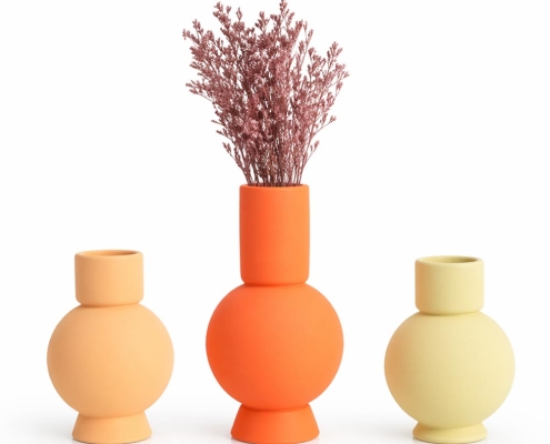 Color-Block-Matte-Ceramic-Vase-Set