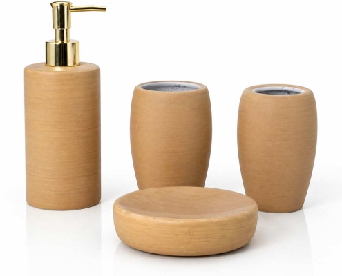 Minimalist Ceramic Bath Set