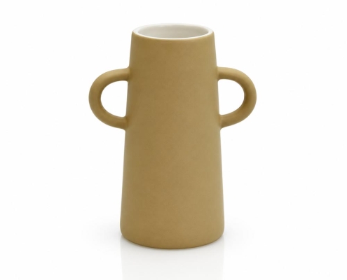 Minimalist Loop Handle Ceramic Vase