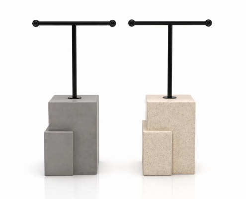Minimalist T-Bar Jewelry Display Stand