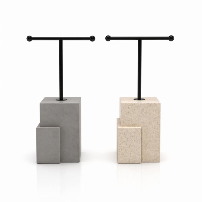 Minimalist T-Bar Jewelry Display Stand