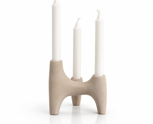 Minimalist Triple Taper Candle Holder