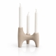 Minimalist Triple Taper Candle Holder