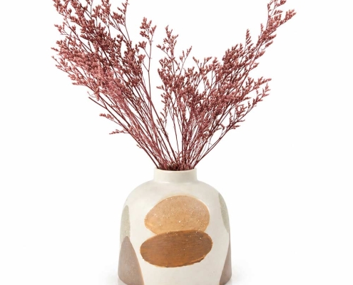 Modern Color Block Art Vase
