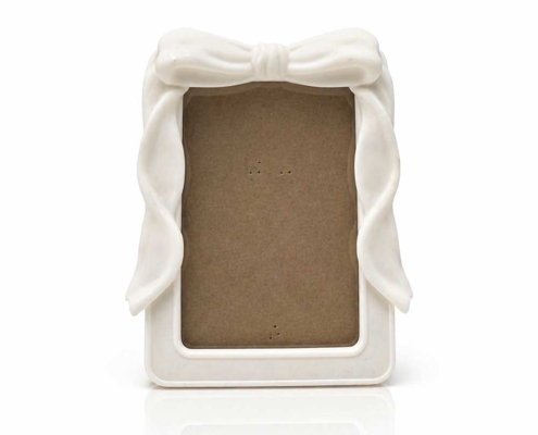 Sculpted Bow Decorative Photo Frame