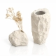 Sculptural Stone Texture Ceramic Vases