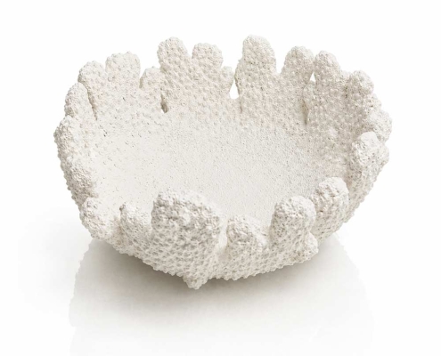 Textured Coral-Inspired Ceramic Bowl