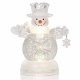 Christmas Rotating Snowman Snow Globe Light