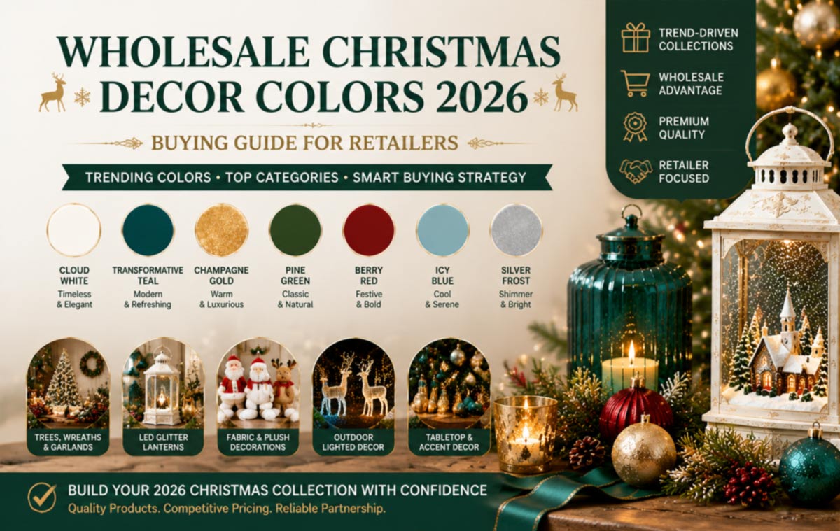 Wholesale Christmas Decor Colors