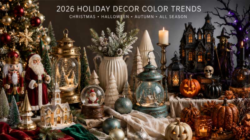 2026 HOLIDAY DECOR COLOR TRENDS