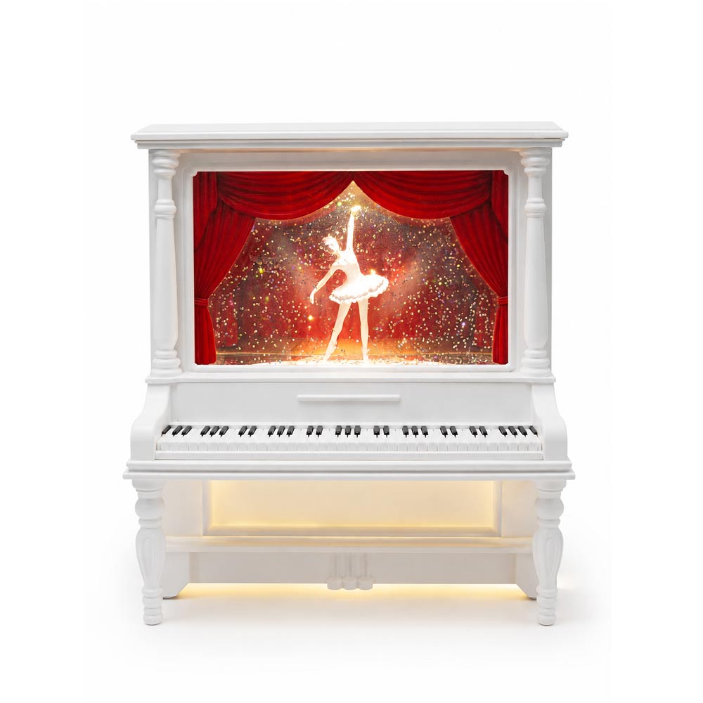 Ballerina-Piano-LED-Glitter-Snow-Globe Ballerina Piano LED Glitter Lantern
