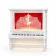 Ballerina Piano LED Glitter Snow Globe