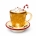 Christmas Glitter Mug LED Light Decoration