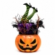 Halloween Animated Witch Legs Pumpkin Decoration