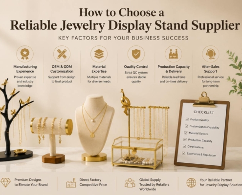 How to Choose a Reliable Jewelry Display Stand Supplier for Your Business