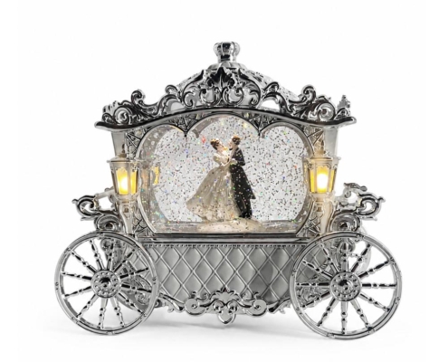 LED Wedding Couple Carriage Glitter Water Lantern